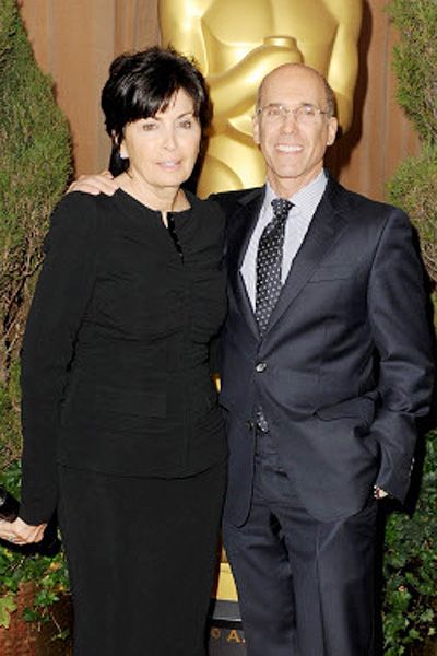 CEO DreamWorks Animation Jeffrey Katzenberg (R) and Marilyn Katzenberg during the 85th Academy Awards Nominations Luncheon at The Beverly Hilton Hotel in Beverly Hills, California, on February 4, 2013. <br /> 