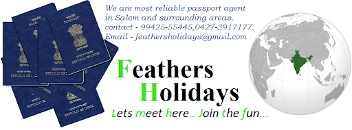 FEATHERS HOLIDAYS, 2,Rangasamy Building,, Swarnapuri, Salem, Tamil Nadu 636004, India, Airline_Ticket_Agency, state TN