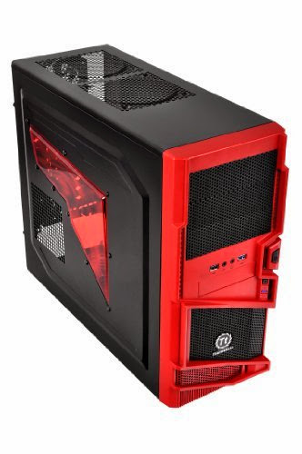  Thermaltake Commander MS-I Epic Edition VN400A1W2N-B No PS Mid Tower Case (Black/Red)