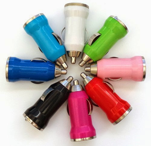  Importer520 8in1 Colorful Combo Mini USB Car Charger Vehicle Power Adapter For Pantech Flex P8010(AT  &  T)