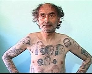 Man from Chile with Julia Roberts Tattoos