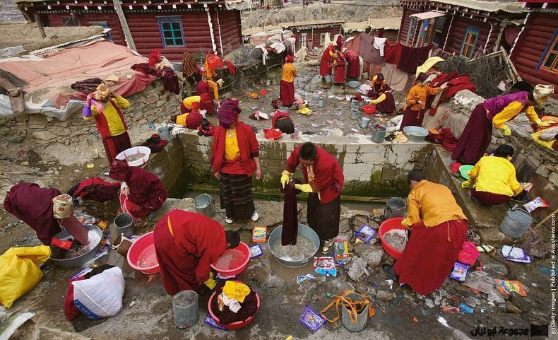 اكاديمية ( غار بوذي ) لتعليم البوذيه Larung-gar-8
