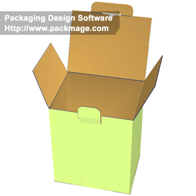 Tuck-end corrugated box templates 