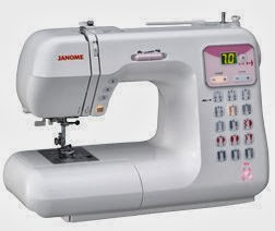 Janome DC4030 Pink Ribbon Computerized Sewing Machine with 30 Built-In Stitches