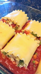 Roasted Vegetable Lasagna Rollups Recipe