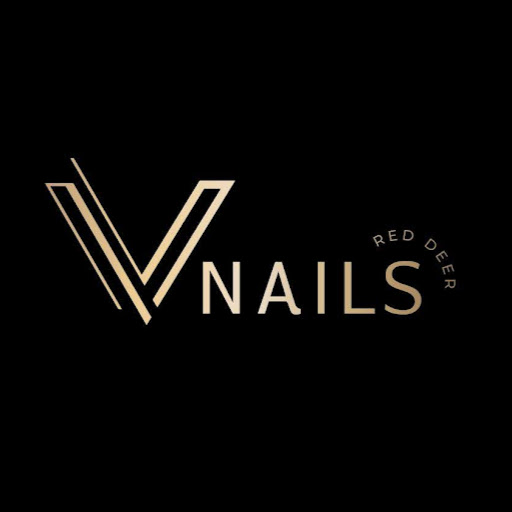 V Nails Red Deer logo