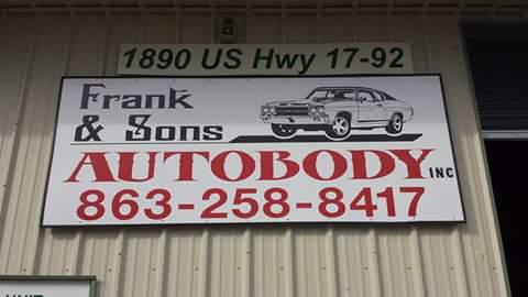 Auto Body Shop «Frank And Sons Autobody Inc», reviews and photos, 1890 US-17, Winter Haven, FL 33881, USA