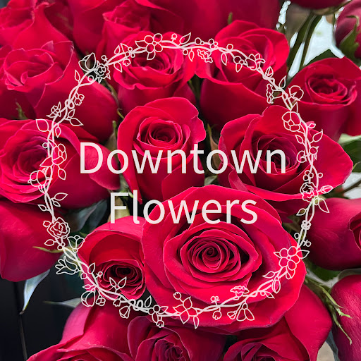 DOWNTOWN FLOWERS logo