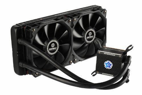  Enermax LIQTECH 240 All-In-One Liquid CPU Cooler with Pre-Filled Coolant, Jet Black ELC-LT240-HP