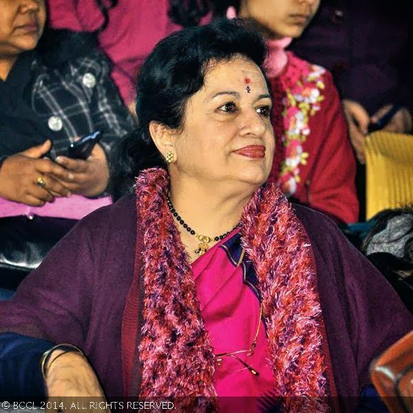 Indu Anand at the annual cultural fest Symphony, organized by Janki Devi Memorial College in Delhi. 