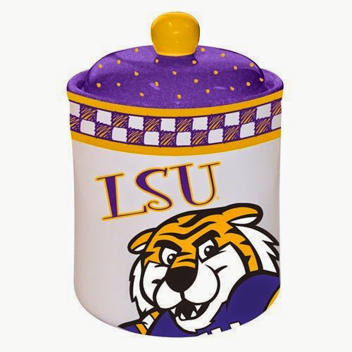  NCAA LSU Tigers Gameday Ceramic Cookie Jar