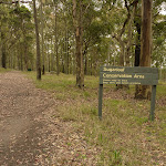 Sign near Mt Sugarloaf summit (324500)