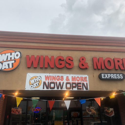 Who Dat Wings & More Express logo