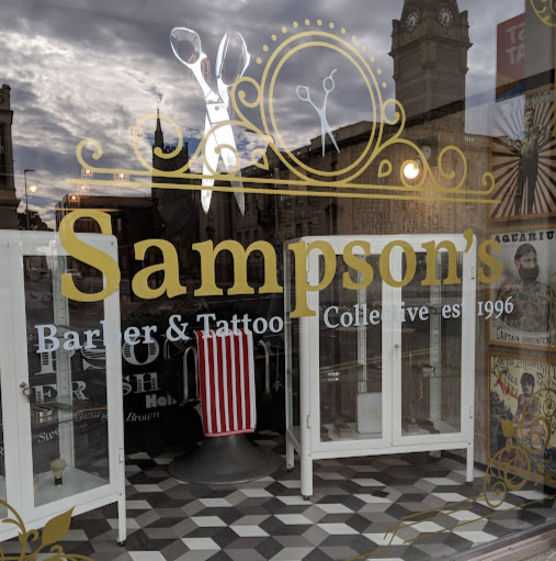 Sampson's Barber and Tattoo collective logo
