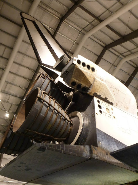 rear of the space shuttle