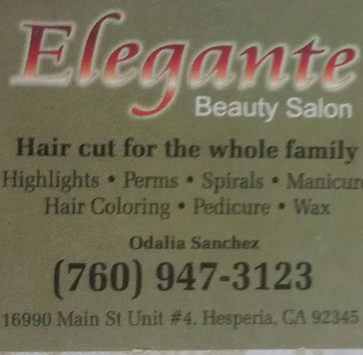 Elegante Beauty Hair Salon logo
