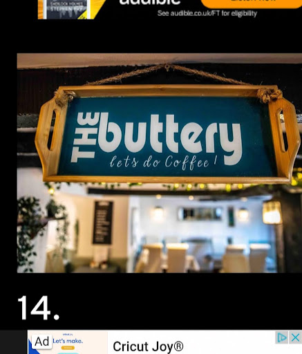 Buttery Restaurant and Tearoom logo