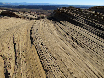 Navajo Sandstone layers in the San Rafael Reef