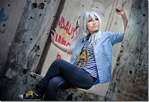 yu-gi-oh! cosplay - bakura ryou by shineueki33