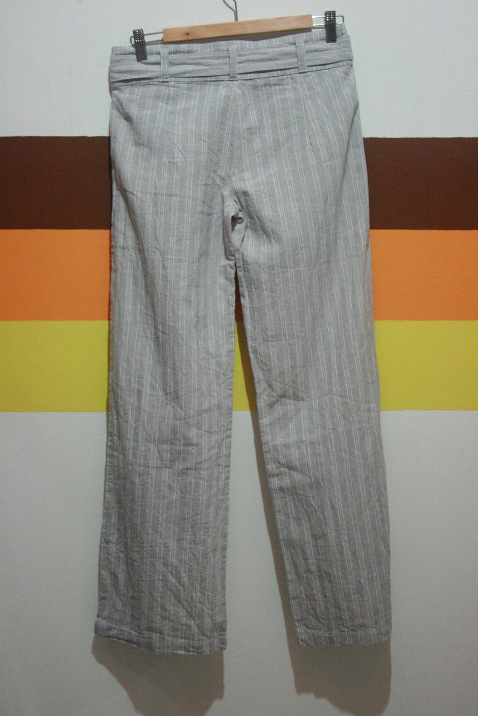 SecondHand Cabin: Hush Puppies loose straight pants in stripe prints ...