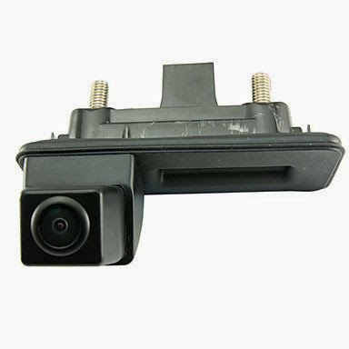  Car Parking Reverse Camera for Skoda Superb With Trunk/Boot Lock/Switch , Black