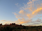 Sunset in Arches National Park