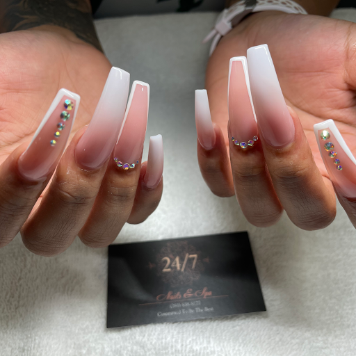 24/7 NAILS & SPA logo