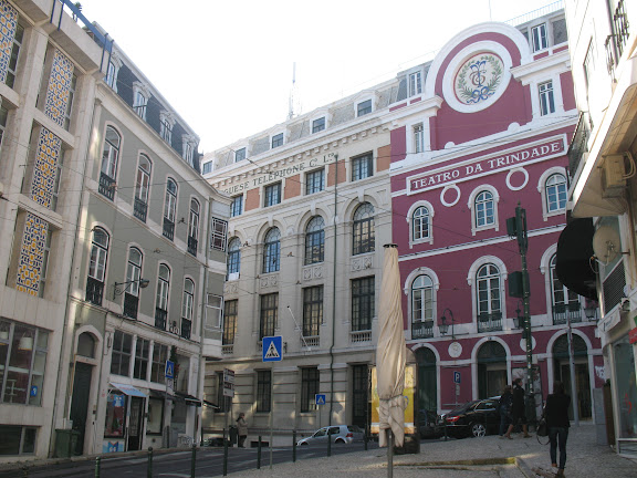 Teatro da Trindade en el Chiado.- Lisboa.