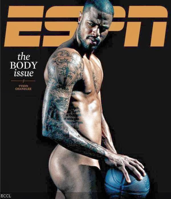 Tyson Chandler: NBA hunk Tyson Chandler sheds his clothes for ESPN magazine's annual Body Issue cover. 