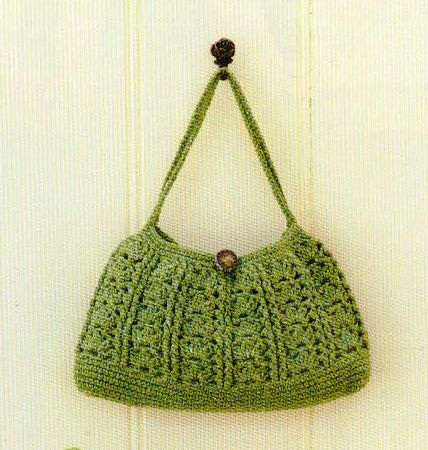 9 موديلات شنط  للأنيقات بالباترون (crochet handbag ) 16