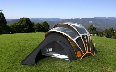 Acampe...: Novidades de camping... Barraca com Energia Solar
