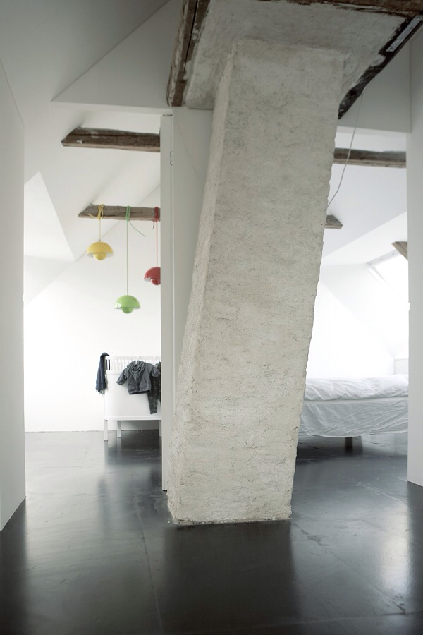 Vosgesparis A Bright Apartment With Concrete Floors Norm Architects