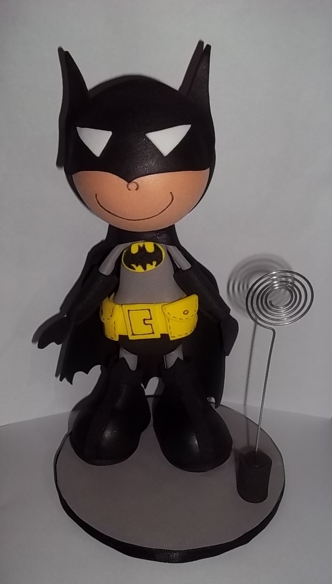 Moldes de boneco de EVA fofucho Batman - Artesanato Brasil