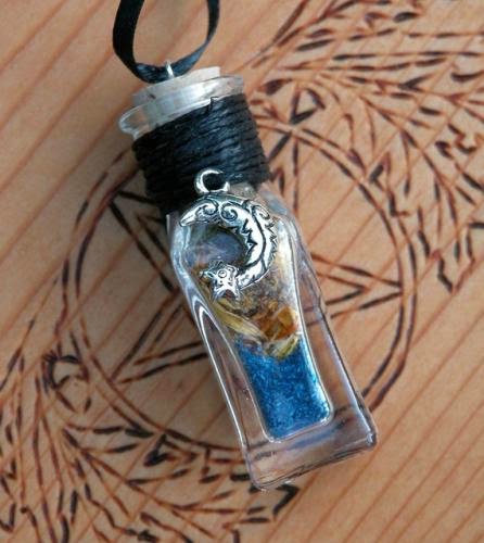 Astral Dream Protection Witch Bottle Necklace For Peaceful Sleeping Safe Astral Travel