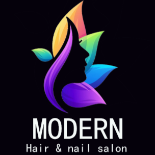 Modern Hair & Nail Salon logo