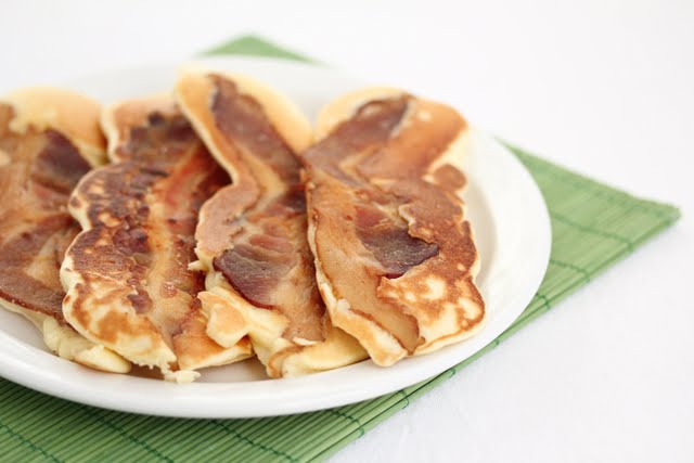 photo of Bacon Pancake Strips on a plate