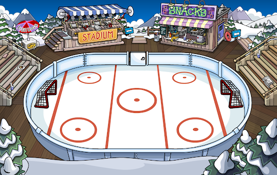 Club Penguin Rooms: The Stadium