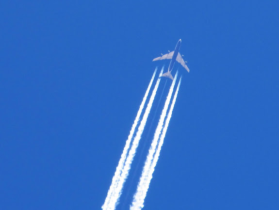 Aircraft flying overhead