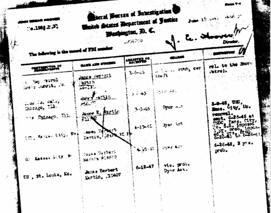 William Whaley, Cab 36 and Lee Oswald MartinRapSheet