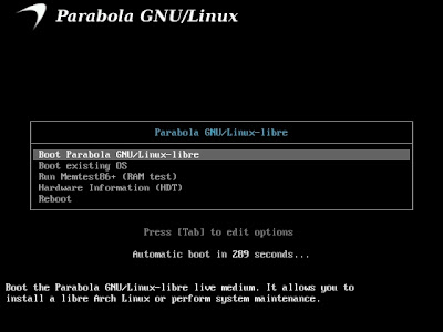 Parabola GNU/Linux 2012.10.17