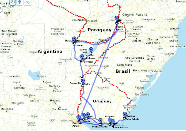 URUGUAY: MONTEVIDEO PARTE WAN - URUGUAY, IGUAZU, MISIONES y BUENOS AIRES (1)