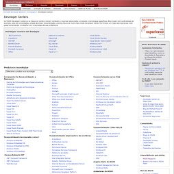 Projeto: MSDN Developer Centers - Gerenciador de Conteudos 