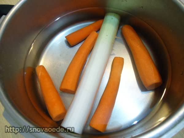 морковь и лук порей