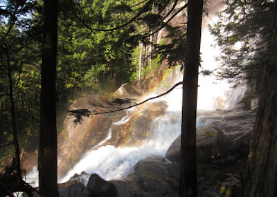 Upper pools of Shannon Falls