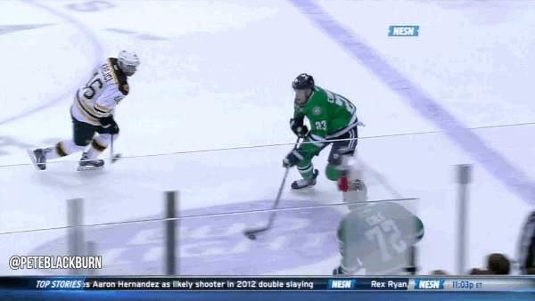 Seguin. Seguin. Seguin? Seguin. Oh, Seguin. BRUINS WIN.