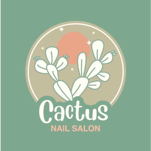 Cactus nail salon logo