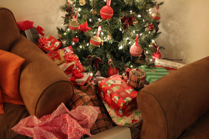 arbol de navidad, regalos