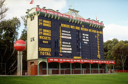 South Australian Cricket Association scoreboard (1911), Adelaide Oval