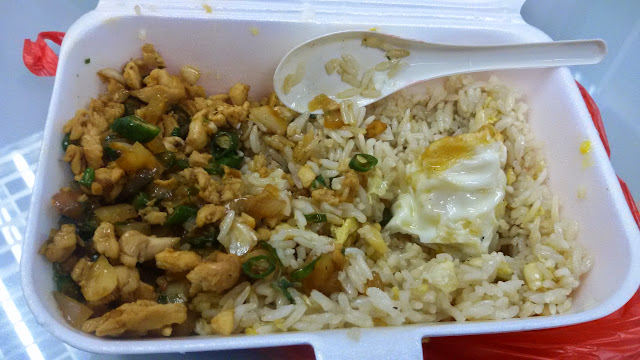 naso goreng pakapau nasi pakapau ayam, nasi pakapau daging