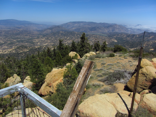 a flat spot near the lookout and some more view